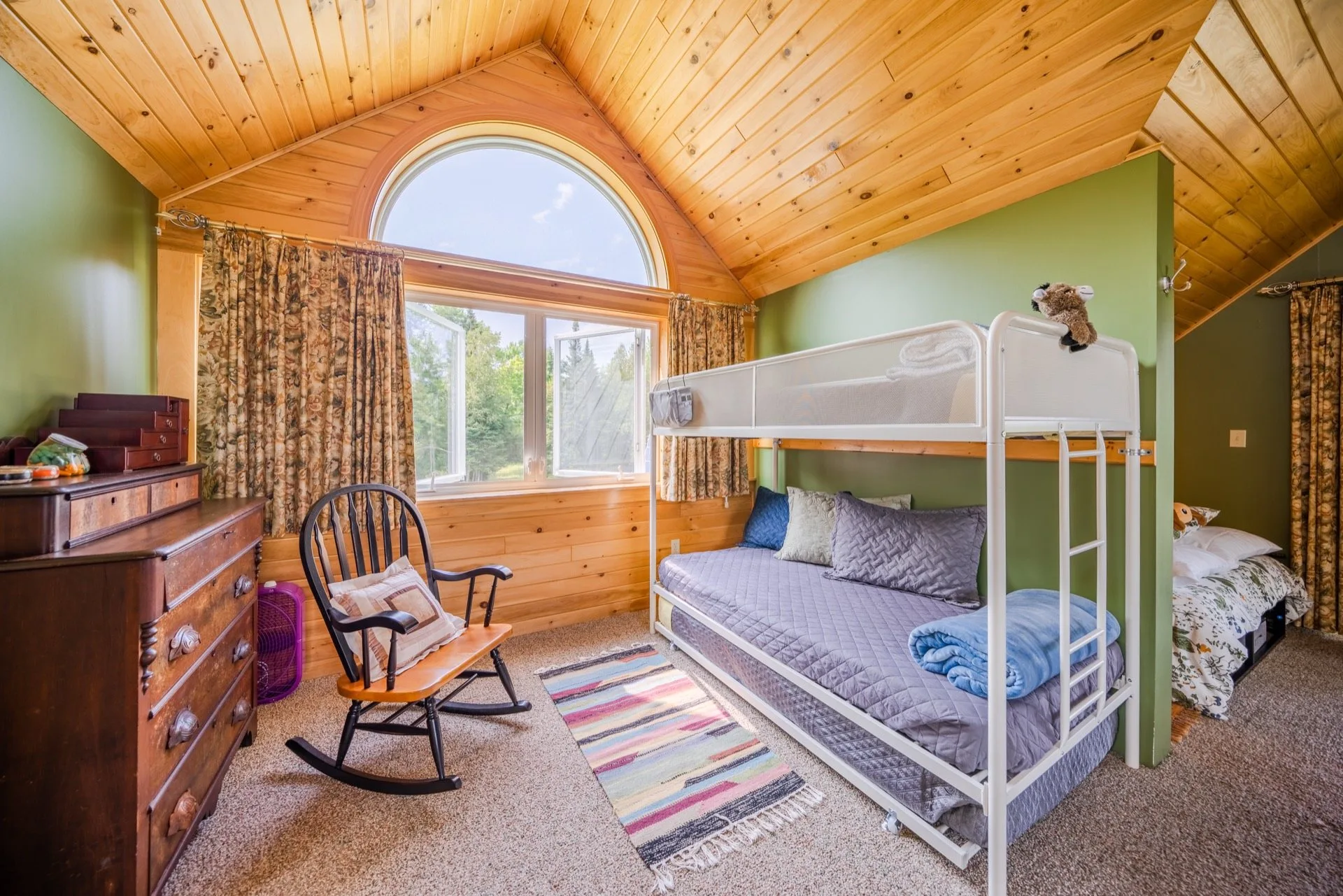 Beds inside the Bunk House