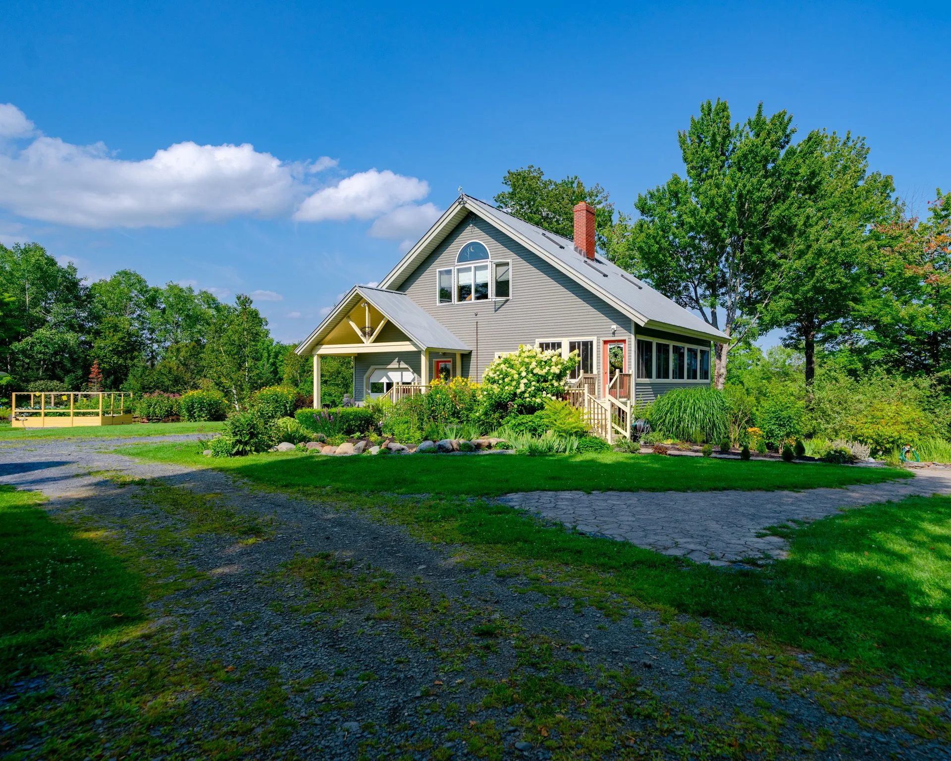 The Main House at Dragonwood in summer