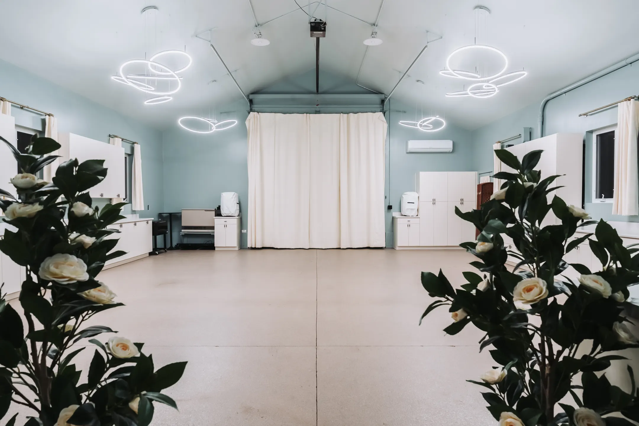 The Haven arranged for an indoor ceremony